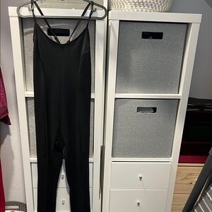 Victoria's Secret Black Slim-Fit Jumpsuit with Spaghetti Straps
